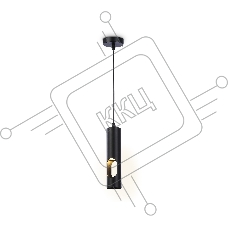 Светильник подвесной TN5108 BK черный GU10 max 12W D55*1245