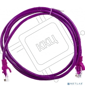 Патч-корд UTP Cablexpert PP12-1.5M/V кат.5e, 1.5 м, литой, многожильный (фиолетовый)