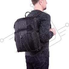 Рюкзак Piquadro Brief2 CA6648BR2/N черный нейлон/натур.кожа