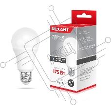 Лампа светодиодная Груша A60 20,5 Вт E27 1948 Лм 6500 K холодный свет REXANT