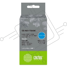 Картридж ленточный Cactus CS-M21-750499 черный шрифт, белый фон (19.1 мм, 4.9 м) для Brady BMP21-PLUS, BMP21-LAB
