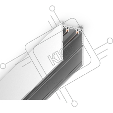 Шинопровод накладной GL1003 WH белый IP20 220V 2000*30.6*56