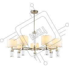 Люстра Ambrella light LH71303/7 CGD/WH золото/белый E14/7 max 40W D860*740