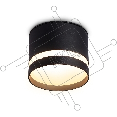 Светильник Ambrella light TN6572 BK черный IP44 GX53 max 15W D82*65