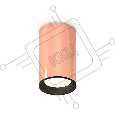 Светильник Ambrella Light XS6326002 PPG/SBK золото розовое полированное/черный песок MR16 GU5.3 (C6326, N6102)