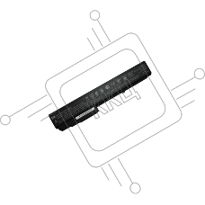 Батарея 493976-001/KU533AA основная 73Wh 2.55Ah HP 8530p/8540w/8740w (O)