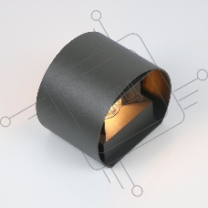 Фасадный светильник General GWL-G9-5-ROUND-IP65 Графит Круглый Лайтвэйв