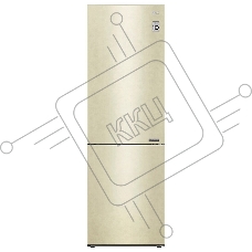 Холодильник LG GA-B509CECL бежевый, двухкамерный, 277/107л, морозилка снизу, No Frost