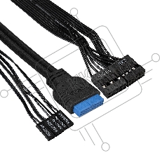 Компьютерный корпус Miditower ExeGate XP-340U-XP600 (ATX, XP600 с вент. 12см, 1*USB+2*USB3.0, аудио)