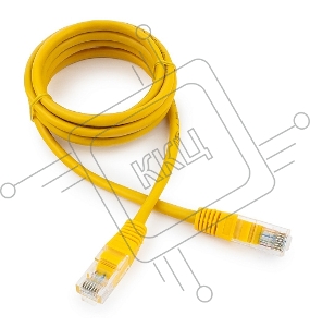 Патч-корд UTP Cablexpert кат.5e, 1.5м, литой, многожильный (желтый)