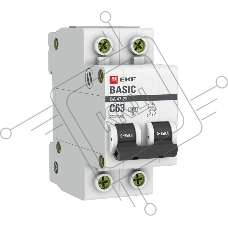 Автоматический выключатель EKF mcb4729-2-63C 2P 63А (C) 4,5кА ВА 47-29 EKF Basic