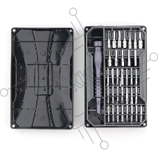 Отвертка с набором бит Cablexpert TK-SD-10R (73 предмета)