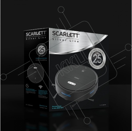 Пылесос-робот Scarlett SC-VC80RW01 черный