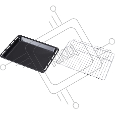 Духовой шкаф встраиваемый полноразмерный Evelux EO 620 X, 60 см, 8 режимов, 65л, нержавеющая сталь