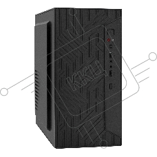 Компьютерный корпус Minitower ExeGate BAA-303-AAA350 (mATX, БП AAA350 с вент. 8см, 2*USB, HD Audio, черный)