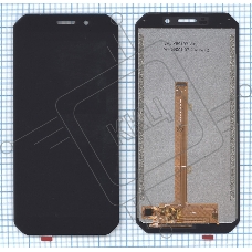Дисплей для Doogee S51 в сборе с тачскрином черный