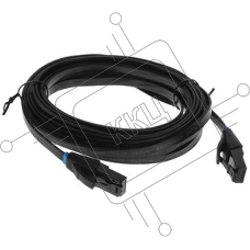 Патч-корд Vention прямой UTP cat.6a, RJ45 угол 90 - 15м. Черный