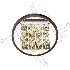 Настенно-потолочный светодиодный светильник Ambrella light FA105 CF кофе 15 W 3000K D230*70 (Без ПДУ)
