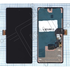 Дисплей (модуль) для Google Pixel 6A в сборе с тачскрином черный