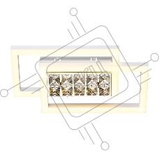 Настенно-потолочный светодиодный светильник Ambrella light FA107 WH белый 15W 3000K 380*200*85 (Без ПДУ)