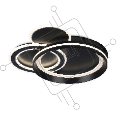 Светильник Ambrella light FA8515/3 BK черный 143W 3000K-6400K 500*500*80 (ПДУ РАДИО 2.4G)