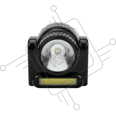 Фонарь налобный поворотный направленный + сфокусированный свет, встроенный аккумулятор, зарядка от сети через съемный кабель (в комплекте)