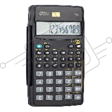 Калькулятор научный Deli E1711 черный 8+2-разр.