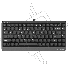 Клавиатура A4Tech Fstyler FKS11 проводная, USB, черный/серый