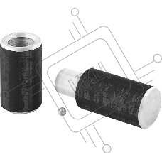 Петля гаражная с шаром СИБРТЕХ d 25*120мм,4 шт. Р 92007