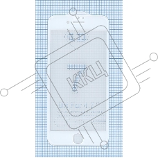 Защитное стекло 4D для Apple iPhone 7/8 белый