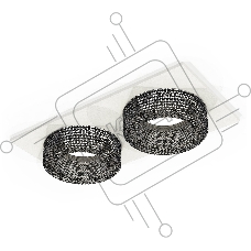 Комплект встраиваемого светильника Ambrella light XC7635021 SWH/BK белый песок/тонированный MR16 GU5.3 (C7635, N7192)