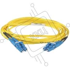 Патч-корд Panduit F92ELLNLNSNM007 2x9/125 OS1/OS2 LC дуплекс-LC дуплекс 7м LSZH желтый