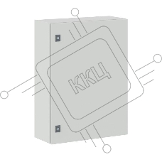 Шкаф ST с монтаж. платой 800х600х250мм от IP65-до IP66 IK10 ДКС R5ST0869