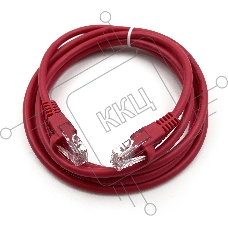 Патч-корд Buro cat5E 2м красный RJ-45 (m)-RJ-45 (m)
