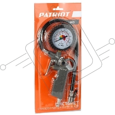 Пистолет для накачки шин PATRIOT GN 60D 10бар шланг360мм манометр63мм быстросъем