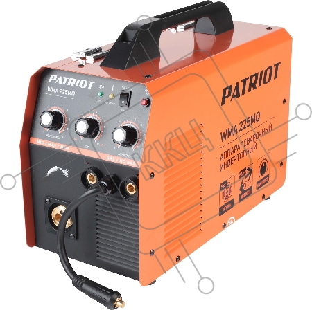 Сварочный аппарат PATRIOT WMA 225MQ (605301755)  инверторный mig/mag/mma стальной и флюс. провлокой