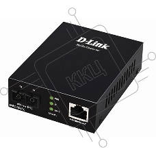 Медиаконвертер D-Link DMC-G02SC/A1A с 1 портом 100/1000Base-T и 1 портом 1000Base-SX с разъемом SC для многомодового оптического кабеля (до 550 м)