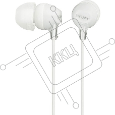 Наушники Sony  MDR-EX15APW Новые базовые наушники-гарнитура внутриканального типа  белого а.