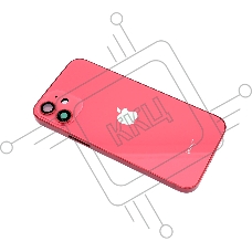 Задняя крышка (корпус) в сборе с рамкой для Apple iPhone 12 Mini красная