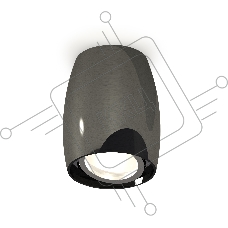Светильник Ambrella Light XS1123001 DCH/PSL черный хром/серебро полированное MR16 GU5.3 (C1123, N7003)