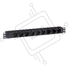 Блок розеток горизонтальный ExeGate ServerPro PDU-19H907 Al-9S-C20, 19