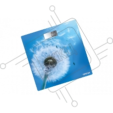 Весы напольные электронные Centek CT-2421 SPRING FLOWER 180кг, 0,1кг, LCD 45x28, размер 26х26см