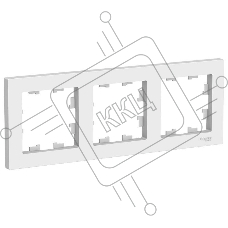 Рамка 3-м ATLAS DESIGN универс. бел. SchE ATN000103