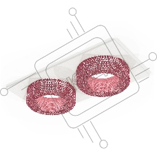Комплект встраиваемого светильника Ambrella light XC7635022 SWH/PI белый песок/розовый MR16 GU5.3 (C7635, N7193)