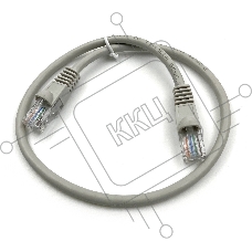 Патч-корд Buro cat5E molded 0.5м серый RJ-45 (m)-RJ-45 (m)