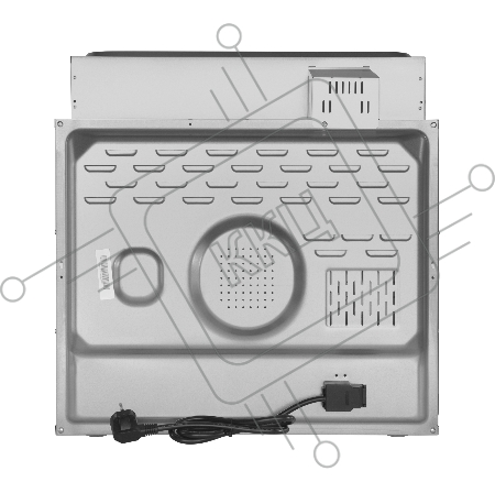 Шкаф духовой электрический MAUNFELD MEOC708PB, встраиваемый