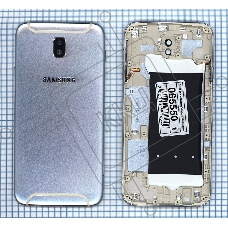 Задняя крышка для Samsung Galaxy J7 (2017) SM-J730F  синяя