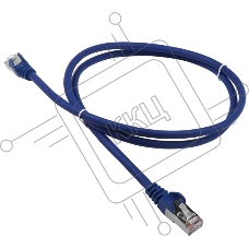 Патч-корд LANMASTER LSZH FTP кат.5e, 1.0 м, синий