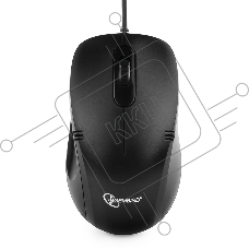 Мышь проводная Gembird MOP-100 черный, 1000 dpi, USB, кнопки - 3