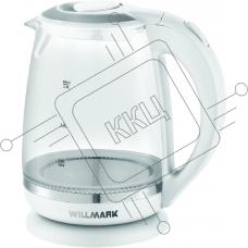 Чайник электрический Willmark WEK-2005G (2.0л, пов. на 360 град., LED-подсв., корп. из стекла, 2200В